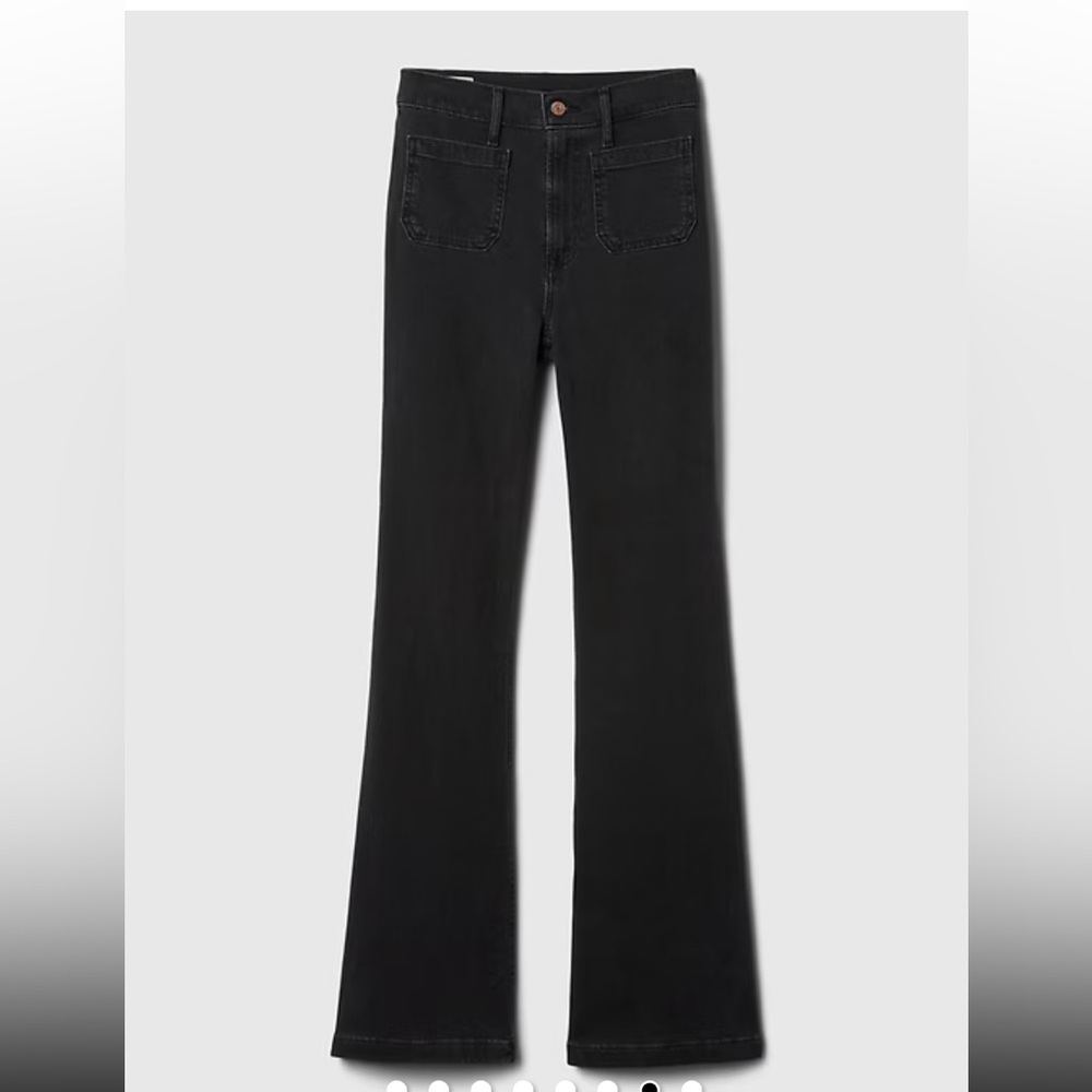 GAP High Rise '70s Flare Jeans 26 or 2 Tall - Picture 6 of 9